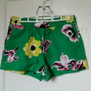 NWOT J. Crew floral shorts